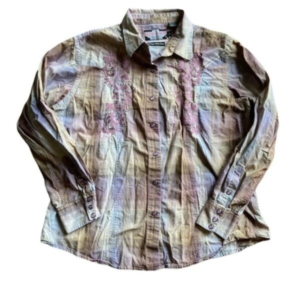 Brooks and Dunn collection western long sleeve size XL - Picture 7 of 8